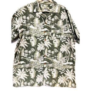 Liberty Blues mens 2X T Hawaiian Shirt Cotton‎ Short Sleeve Cotton Beach Travel